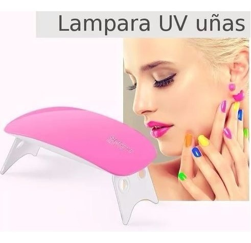 Lampara Led Uv Portátil Secadora Gel Manicure Uñas Perfectas