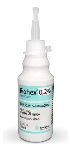 Riohex Clorexidina 0,2% Solução Aquosa Dermo Suave 100ml