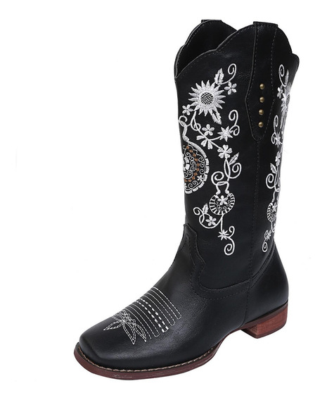 Mujer Botas Zapatos Bordado Western Cowboy Bohemian L 7132 Mujer Botas Zapatos Bordado Western Cowboy Bohemian L 7132