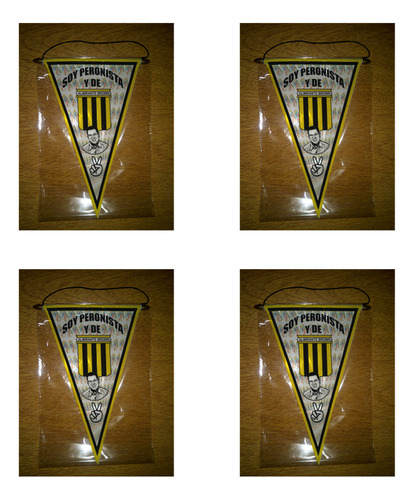 Banderin 37cm Color Peron Y Almirante Brown