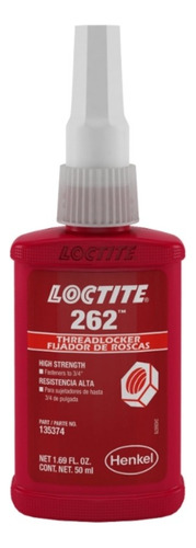 Loctite 262 (50 Ml) Sellador Roscas (2 Pzas) Facturado.