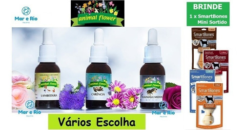 Imagem 1 de 4 de Floral Pet Bio Animal Flower 30ml Vários Tratamentos Escolha