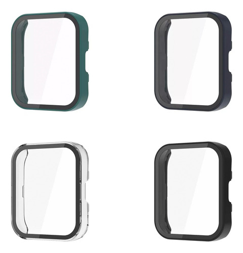 Case Con Cristal Templado 9h Premium Para Amazfit Bip 5