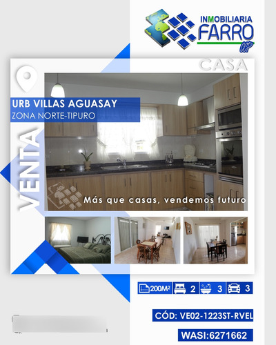 Se Vende Casa En Urb Villas Aguasay Ve02-1223st-rvel