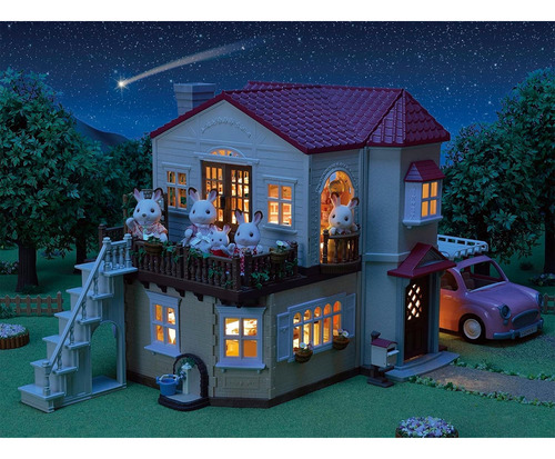 Ático secreto con tejado rojo de Sylvanian House Epoch 5708