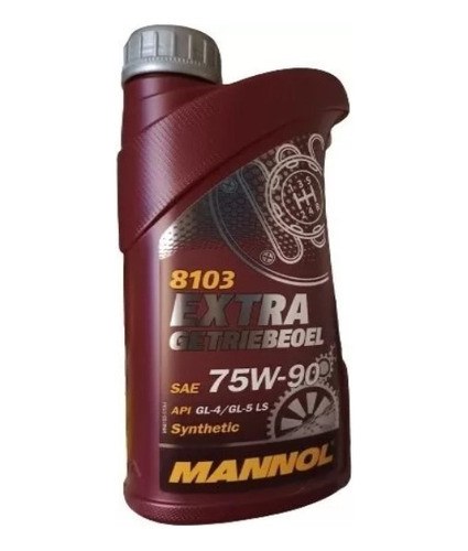 Mannol 75w90 Sintetico Cajas Mecanicas Gl-4 G-l5 1 Lt Aleman