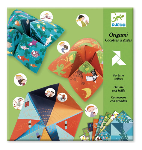 Origami Comecocos Sapitos Con Prendas Nivel 2 Djeco +6 Años