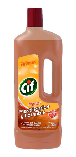Cif Limpiador Para Pisos Plastificados Y Flotantes X 750 Ml