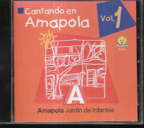 Jardin De Infantes Album Cantando En Amapola Vol.1 Cd Nuevo