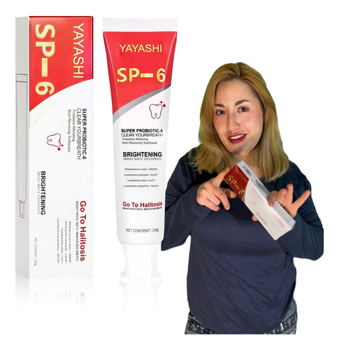 Paquete Dentales Blanqueadoras Probióticas Sp-6 De 2 Pastas