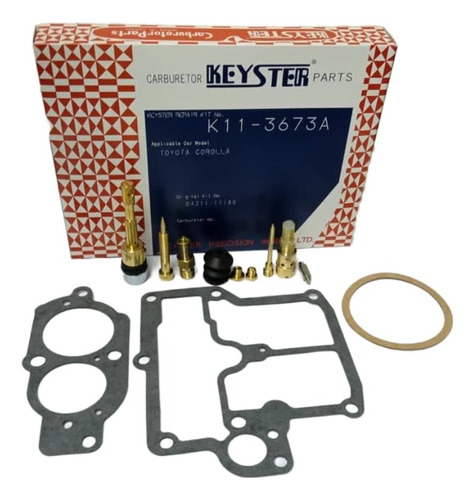 Kit De Carburador Toyota Starlet 1.3 Inyector Largo 6mm