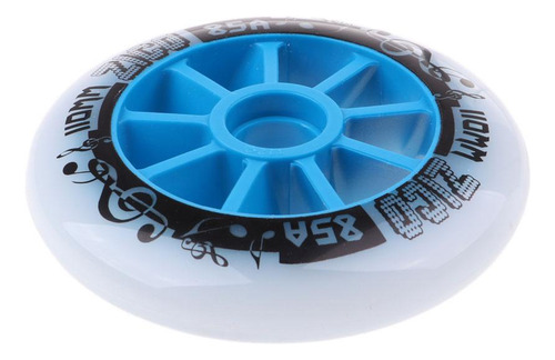 Rueda De Repuesto Para Patines Inline, 110 Mm, Color Azul