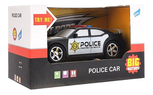 Carro De Policía Con Luces Y Sonidos
