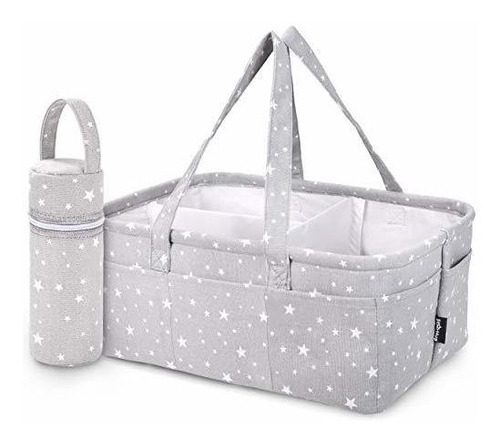 Baby Diaper Caddy Organizer - Contenedor Grande De Guardería