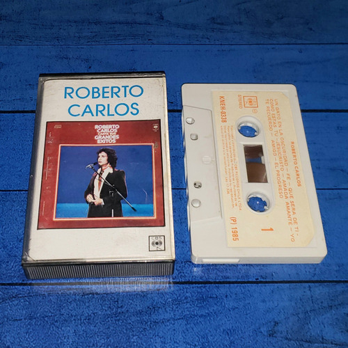 Roberto Carlos Grandes Éxitos Cassette Chile Maceo-disqueria