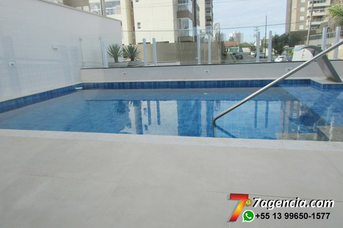 Imagem 4 de 14 de Ch209 Apto Frente Pro Mar No Centro 2 Dorms 1 Suite 1 Vaga