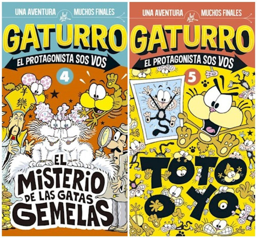 Gaturro Misterio Gatas + Toto O Yo - Nik - 2 Libros Sudameri