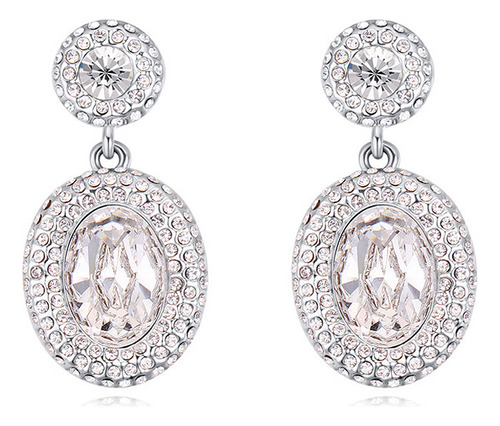 Aretes Con Cristales, Ocean Heart Oh16-25