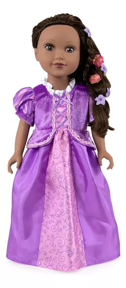 Little Adventures Rapunzel - Vestido De Muñeca De Princesa