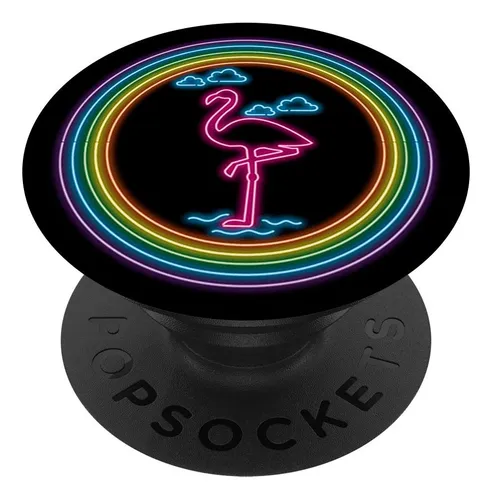 comprar Bandada Flamenco Rosada Nube Pajaro Arco Iris Popsockets