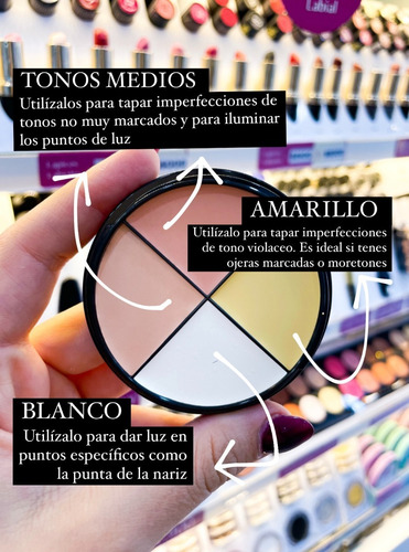 Imagen 3 de 7 de Corrector De Ojeras Cuarteto Cremoso Xúlu Z147