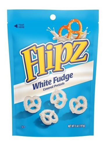 Pretzel Flipz Cubierto Chocolate Blanco 141grs.