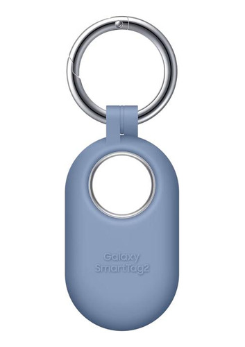 Case De Silicona Para Smart Tag 2 Anillo Para Colgar Azul