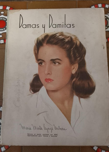 Damas Y Damitas Septiembre 1945 Moda Vintage Femenina (Usado)