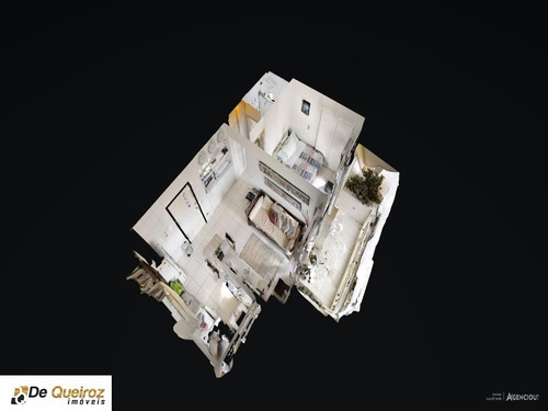 Imagem 6 de 23 de Apartamento Localizado No Bairro Bela Vista Com Conta Com 1 Dormitório Com Sacada Conjugada Com A Sala De Estar, Um Banheiro E Uma Cozinha Americana Com Área De Serviço! - A9884 - 68876257