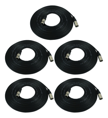 Gls Audio Cables De Conexión Para Micrófono De 25 Pies - Xlr