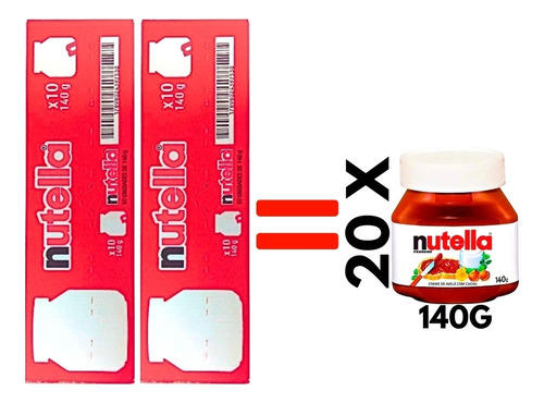 Oferta Imperdível De Nutella Creme De Avelã 140g 20un