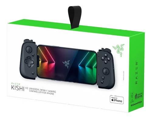 Razer Kishi V2 Para iPhone Lightning Joystick Mando Stream Color Negro