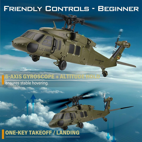 H K170 Rc Helicóptero Teledirigido, 2.4g 4ch Rc Avión Niños