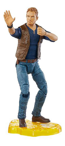 Figura De Acción Jurassic World Owen Grady De 15 Cm Con Acce