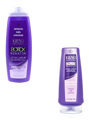 Shampoo + Máscara Bottox Kleno Keratin