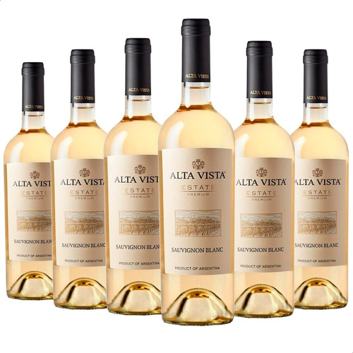 Vino Blanco Alta Vista Estate Premium Sauvignon Blanc X6