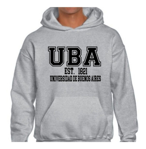Buzo  Canguro Uba/ Universidades  100% Algodón 428 Unisex