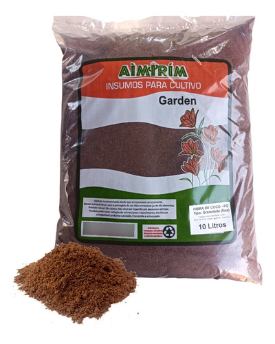 Substrato Fibra De Coco Grow Cultivo Amafibra 10 Litros