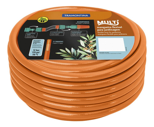 Mangueira De Jardim Tramontina Super Flex C/ Engates 30 M 