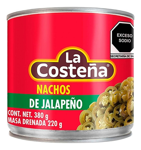 Nachos De Jalapeño La Costeña En Escabeche 380 G