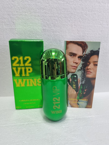 Perfume 212 Vip Wins Para Mujer Edp 80ml