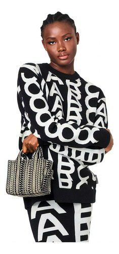 Bolsa Monogram Micro Tote Marc Jacobs H052l03fa22 005 Negro