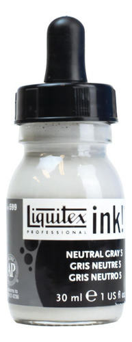 Tinta Acrílica Liquida Ink 30ml Neutral Gray 5 599