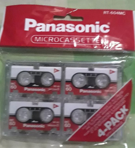 Microcassett Panasonic Rt-604mc Paquete De 4 Unidades