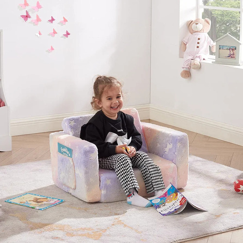 Sofá Para Niños Silla Filp-out Para Niños Sofá Convertible 