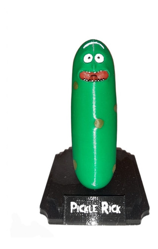 Figura Pickle Rick! Rick & Morty Impresión 3d 11cm