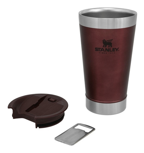 Imagen 3 de 4 de Vaso Termo Beer Pint Con Destapador Stanley 473ml
