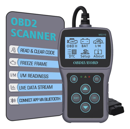 Escáner Obd2 Profesional Para Diagnóstico Vehicular Con Blue