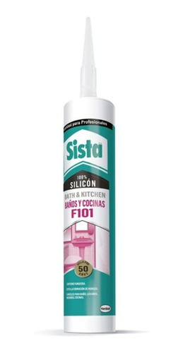 Silicona Blanca Sista Baño-cocina