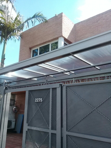 Techo Cochera Garage Pérgola Aleros Policarbonato Toldo